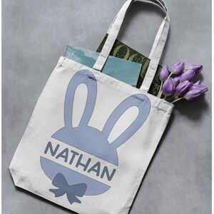 Personalized Easter Egg Bag Custom Kids Easter Bag Name